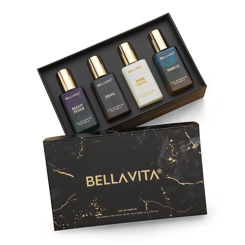 Bellavita Unisex Scents Pure Musk, Devil,Night Fever, Narco, Parfum, 20ml Each