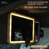 Specchietto Parasole per Auto con Ingrandimento 3X, Specchio per Trucco LED Ricaricabile per Parasole Auto, 3 Colori di Luce Dimmerabile, Controllo Tocco, Universale per