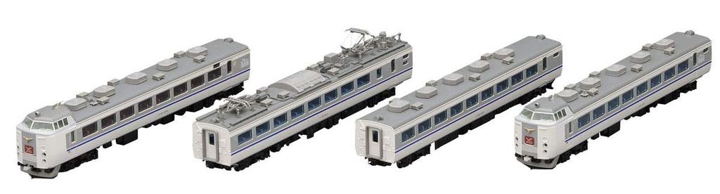 TOMIX N Gauge 485 Series Express Train Hakutaka Basic Set 98407 Model Train (4 Cars)