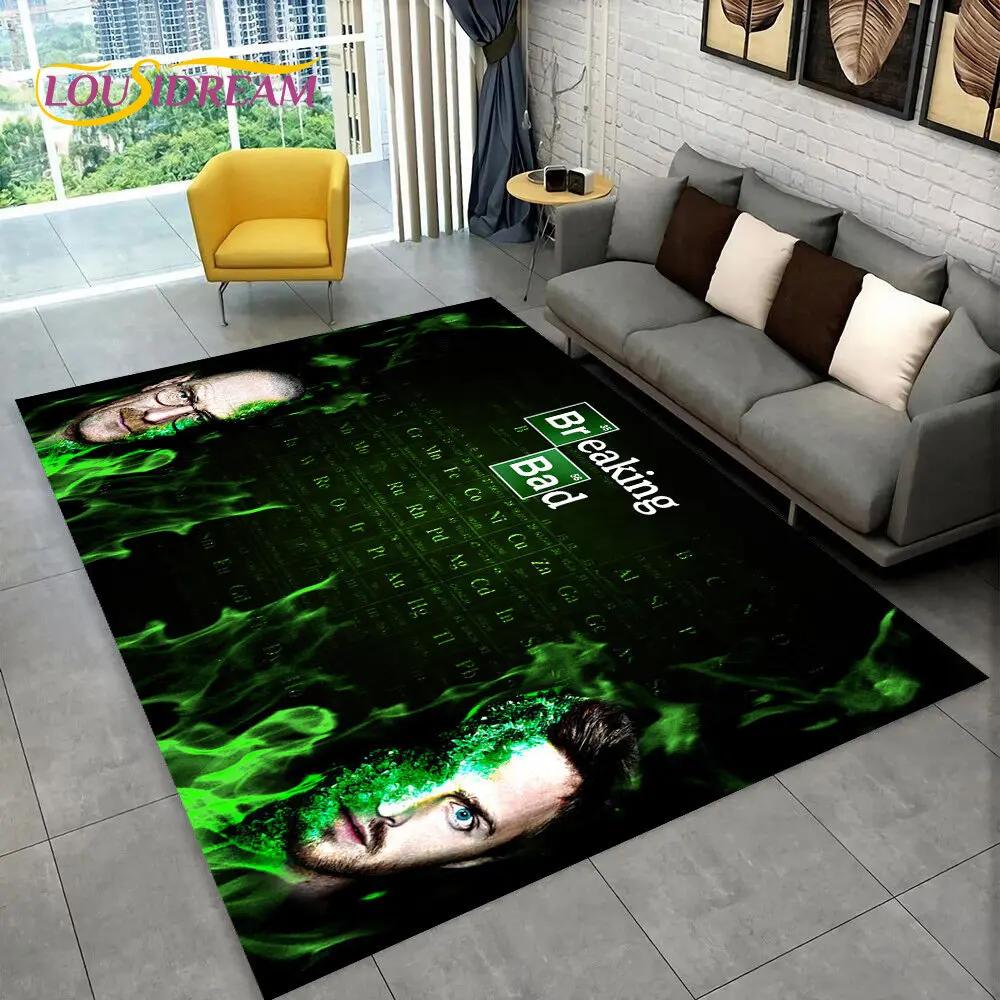 Breaking Bad Walter Hartwell Area Rug,Carpet Rug for Home Living Room Bedroom Sofa Doormat Decor,kids Play Non-slip Floor Mat 3D