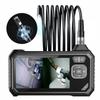 INSPECTION CAMERA ENDOSCOPE SPLIT SCREEN 8 LED 32GB mSD IP67 5m 5.5mm