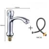 Chromed Bathroom Faucet Hot and Cold Water Basin Face Wash Tap Deck Mounted Basin Mixer Water Taps Bathroom Accessories