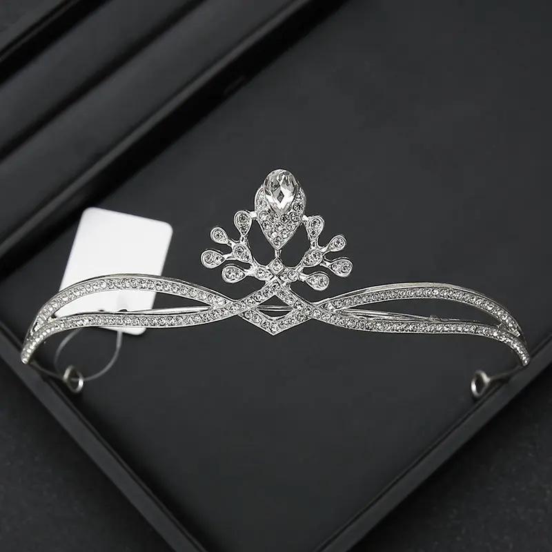 Children's Crystal Crown Headband: Elegant Princess Performance Hairpiece for Girls