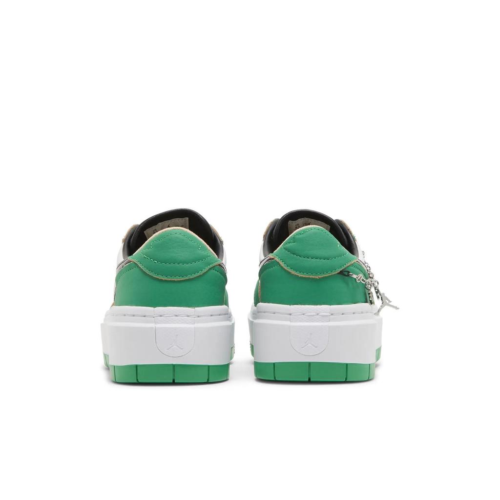 Womens Air Jordan 1 Elevate Low SE 'Lucky Green' (women's sizes) Lucky Green / White / White Onyx / Black Vintage Basketball Shoes DQ8394 301