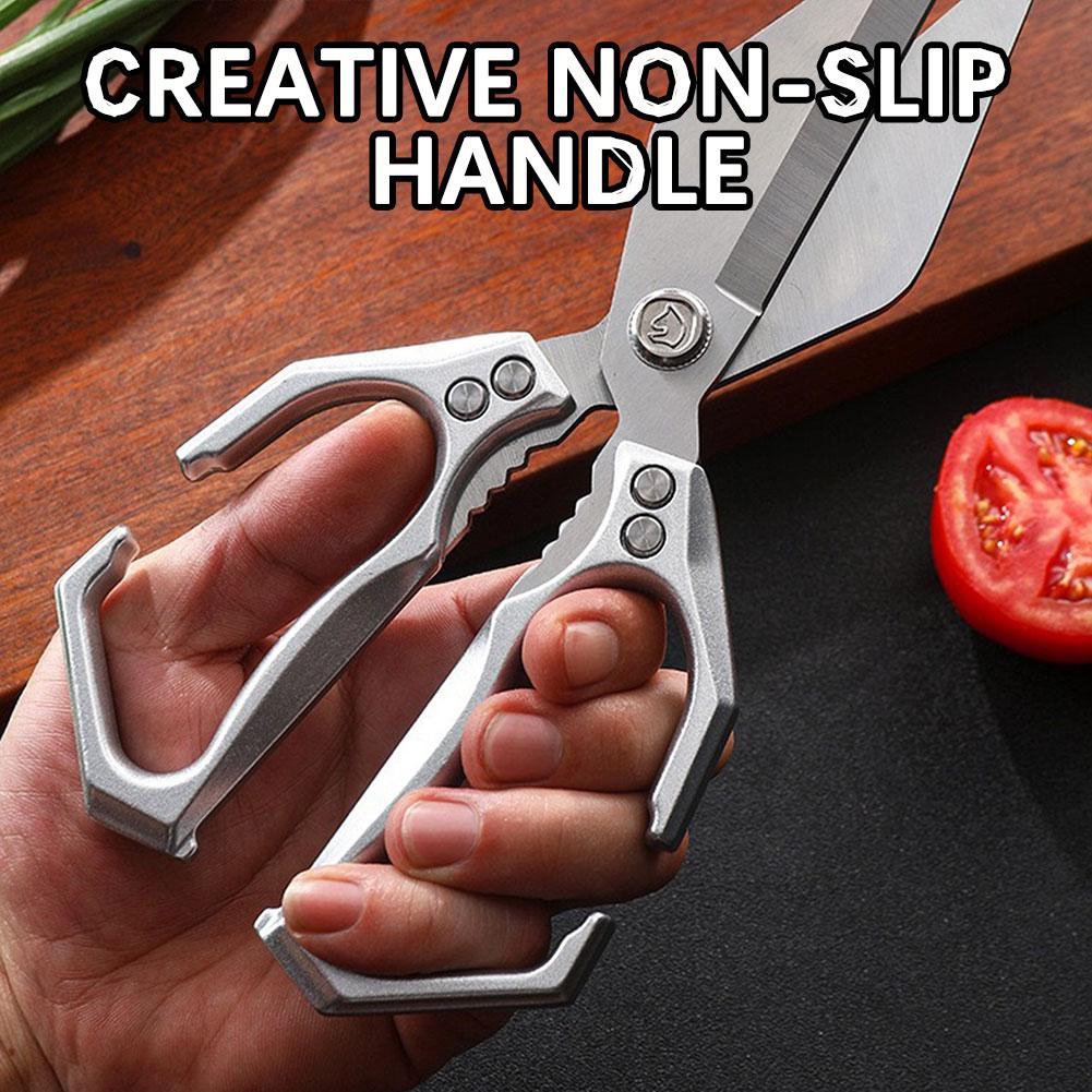 Scissors Ultra Sharpen Chicken Bone Cutter Poultry Cutting Chicken Meat Fish Stainless Steel Heavy-Duty Kitchen Scissors