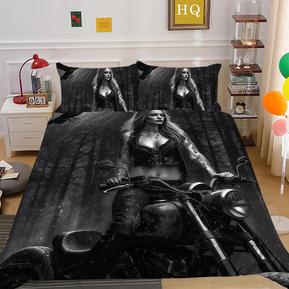 Beauty Skull Printed Home Textiles Single Size Polyester Duvet Covers Man High Ranking Bedroom Decor