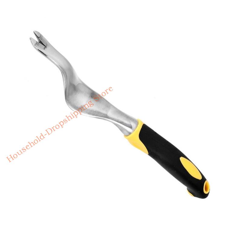 85AD Versatilitys Aluminum Gardening Weeder Tool Root Remover With For Effective Soil Aeration Plant Maintenance