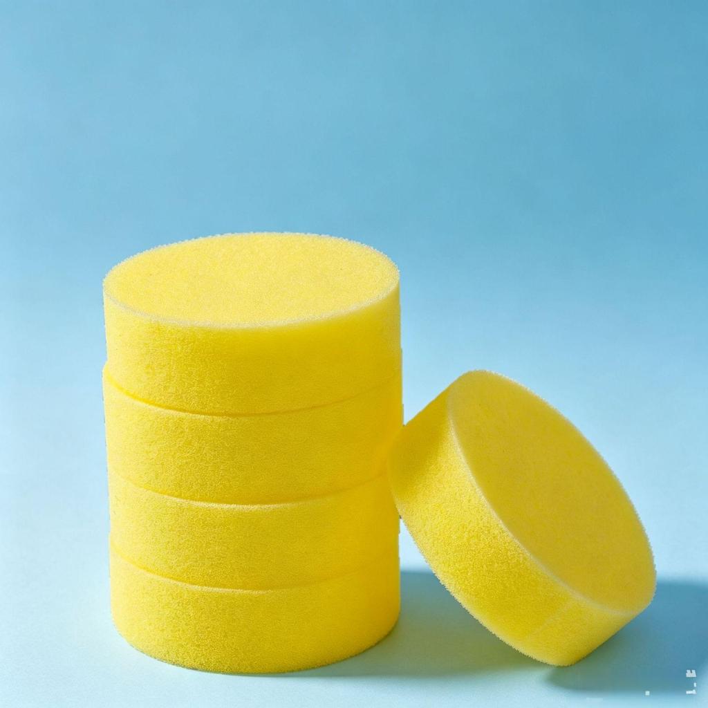 High-Density Round Car Waxing & Cleaning Sponge