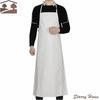 Thickened PU Leather Apron Waterproof 95/120cm Work Apron Anti Scalding Oil Resistant Welding Protective Apron