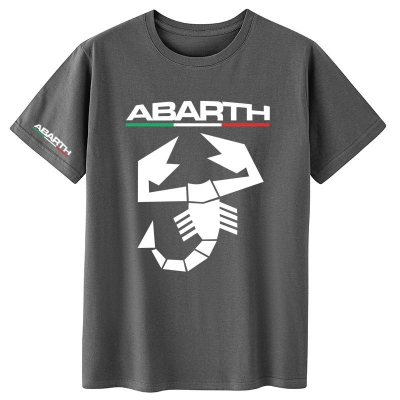 

Чоловіча футболка Abarth Scorpion 100% бавовна Abarth Scorpion Біла Чорна Автомобілі Спорт Перегони Італія Тюнінг двигуна Ралі Автомобіль Чоловіча футболка 2XL