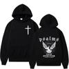 Christian Jesus Faith Over Fear Bible Verse Hoodies Men Fabric Street Fashion Hoodie Casual Street Sweatshirt Cyberpunk Style