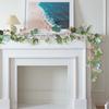 1.8m Spring Easter Artificial Butterfly Vine Egg Decorations Creative Party Wreath Home Hanging Ornament for Easter Egg Hunt