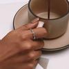 925 Sterling Silver Vintage Rose Rings for Women Chic Female Finger Ring Daily Wear Party Statement Accessory Jewelry