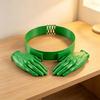 Hands-Free Sun Visor Adjustable Buckle Headband Palm-Shaped Design Sun Hat Photo Prop Headwear Holiday Party