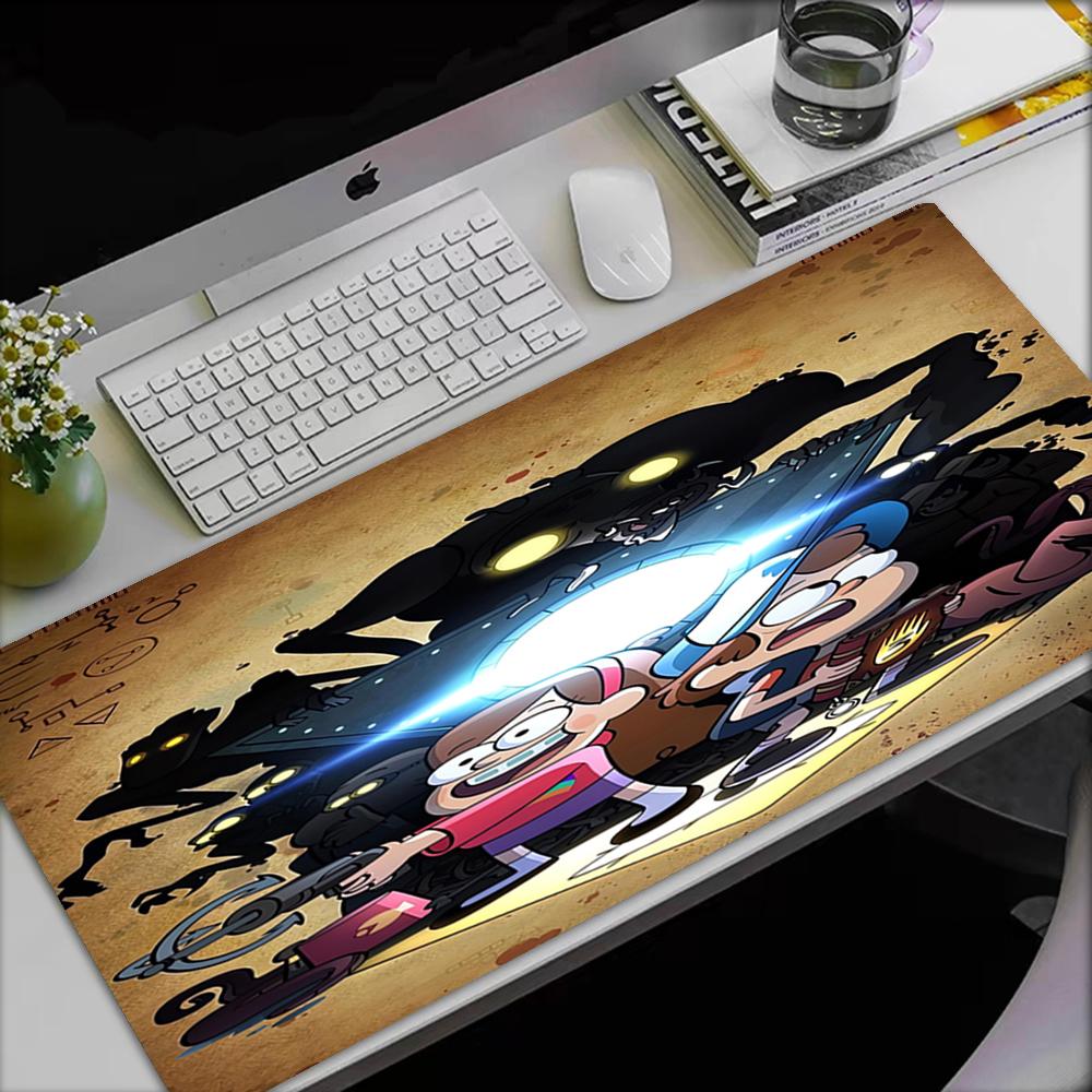 Gravity Falls Theme Mouse Pad, Non Slip Rubber Base, Multifunctional Office & Home Decor, Perfect for Workspace Personalization.