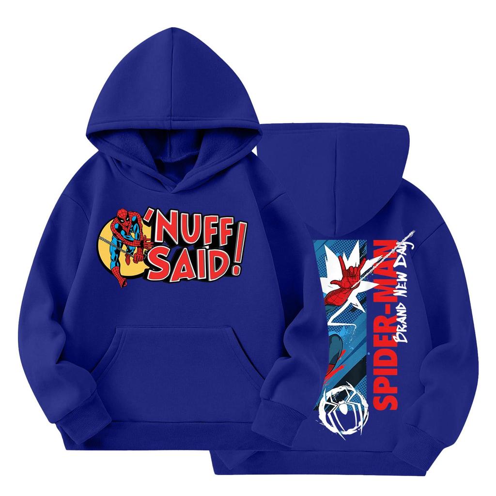 Kids' Long Sleeve Loose Fit Pullover Hoodie with and Print