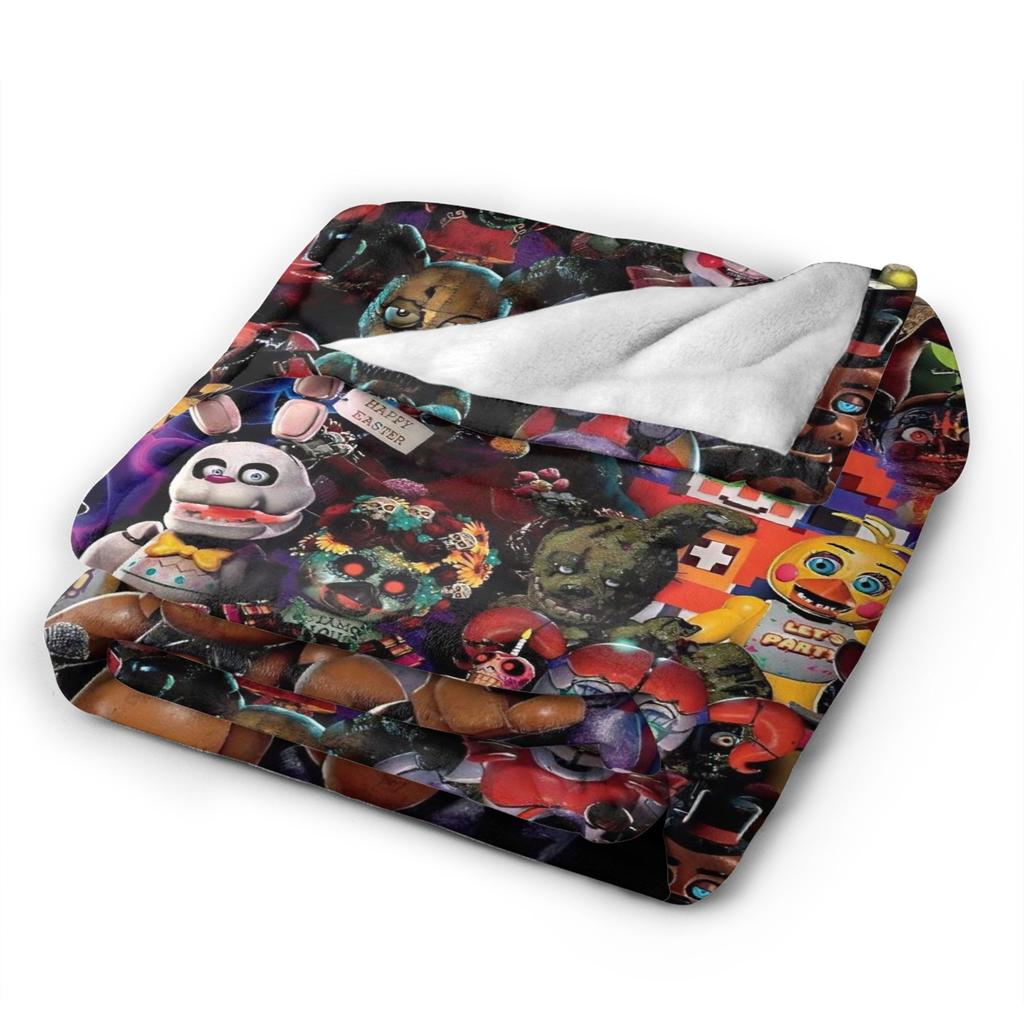 At F-Freddys Blanket Warm Comfortable Plush Bedding Throws For Kids Adult Couch Chair Sofa Bed Flannel Bedspread Bed Cover