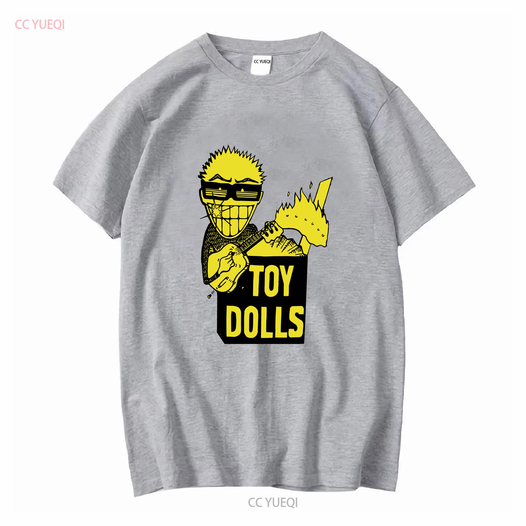 GUOYAN TOP THE TOY DOLLS IDLE GOSSIP NIEUW BLAUW T-SHIRT vintage gewassen stijlvol casual streetwear ademend homme mode grafisch 4XL