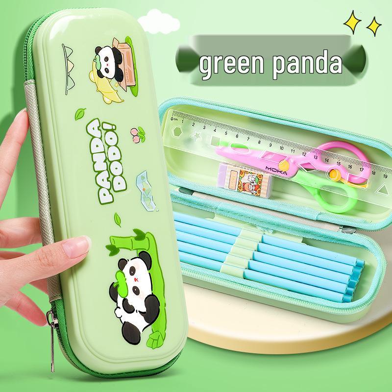 Japanese-Style Canvas Pencil Case: Spacious and Simple for Boys, Junior High, and High School Students