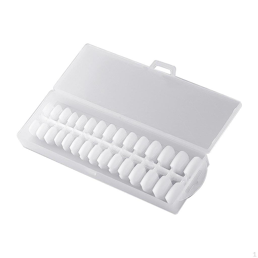 240 Pieces Clear Fake Nails Artificial French Tips for Party Stage performance DIY