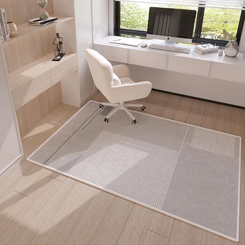 Simple Lines Study Room Carpet Anti-Slip And Easy-To-Maintain Learning Area Floor Mat Indoor Area Carpet Home Decoration