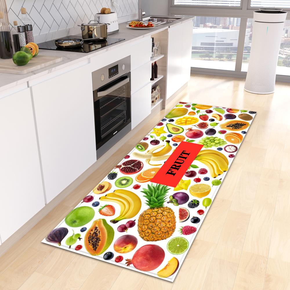 Entrance Door Mat Fruit Corridor Kitchen Mat Living Room Floor Mat Bathroom Door Household Non-slip Carpet