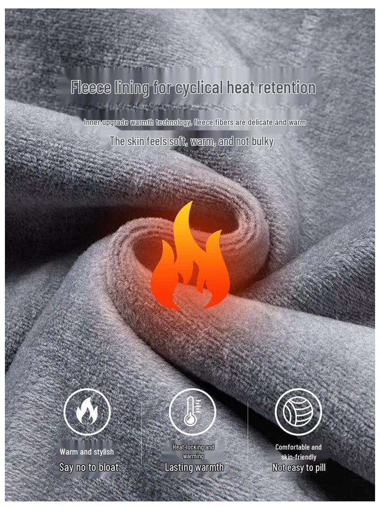 Men's Autumn/Winter Trendy Thickened Lapel Knitwear Top