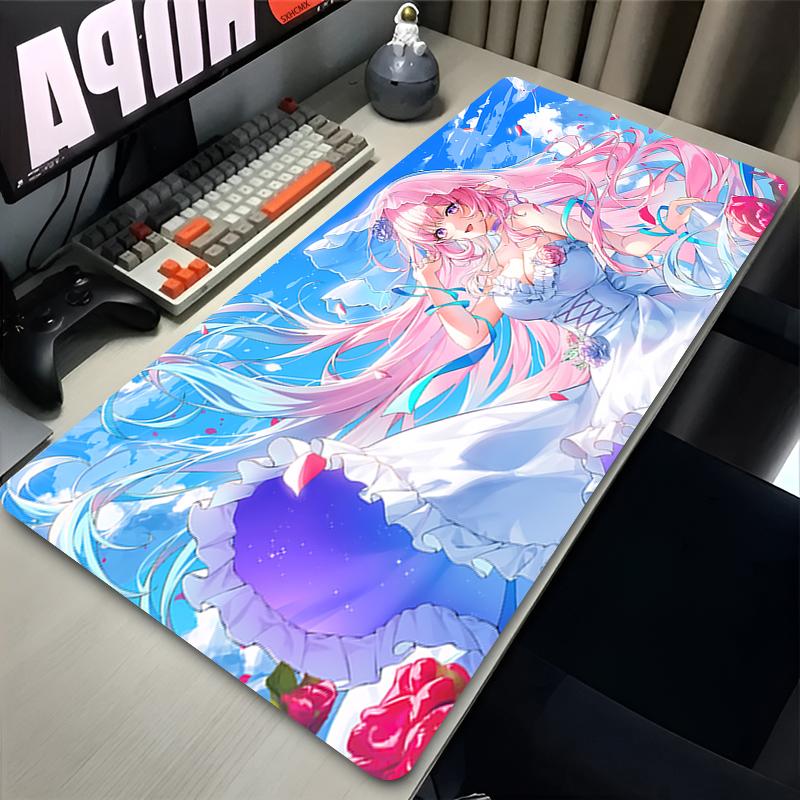Musematte Laptop Kawaii Spilltilbehør Musematte Dataspill Hollow Knight Tastaturteppe Kontor-PC Anime Utvidet Skrivebordsmatte