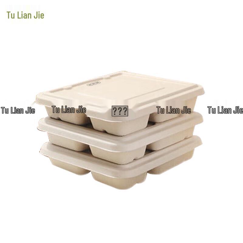 

Disposable 4-Compartment Degradable Food Boxes