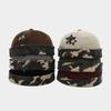 Casual Embroidery Landlord Hat Adjustable Washed Color Brimless Skull Cap Beanie Hat Men Women