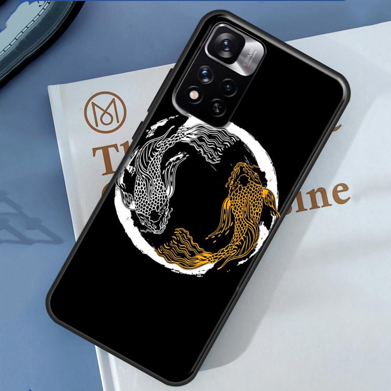 

Koi Fish Yin Yang Case For Xiaomi Redmi Note 14 13 11 9 10 12 Pro 9S 10S 11S 12S Redmi 10C 12C 13C 14C Cover Redmi Note 11S