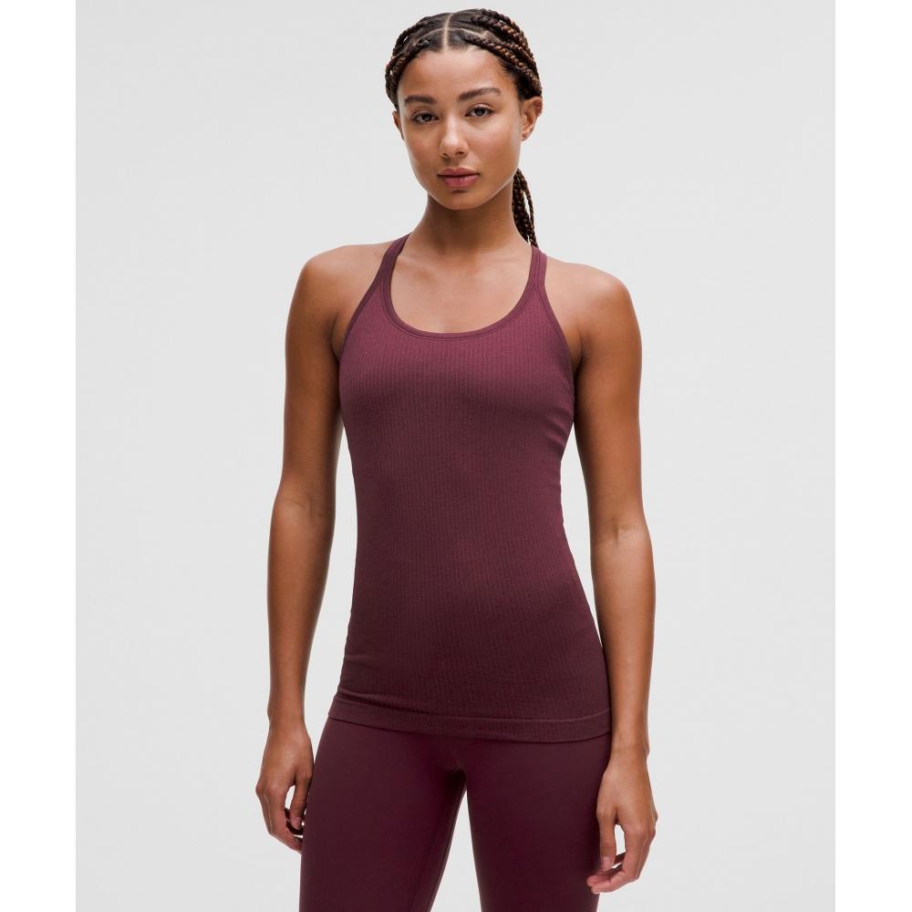 

Lululemon EBB To Street Tank Top Light Support B C Cup Garnet 2