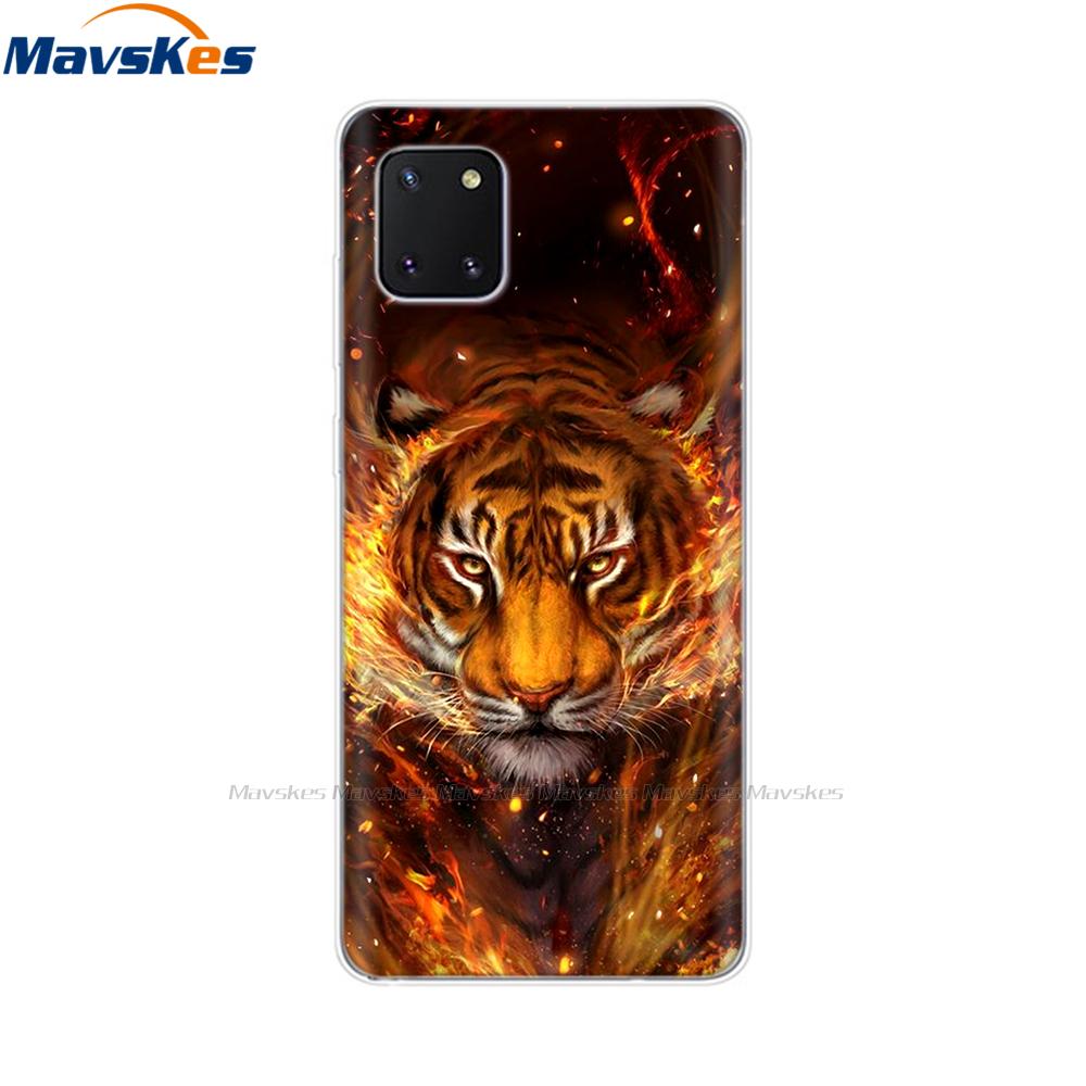 TPU Case for Samsung Galaxy Note 10 Lite Cases Silicon Cute Cat Phone Coque for Samsung Note10 Lite Plus SM-N770F/DS Cover Mask