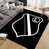 Legia Warszawa Home Sofa Decoration for Living Room & Bedroom, Non‑Slip Play Flannel Floor Mat for Game Room