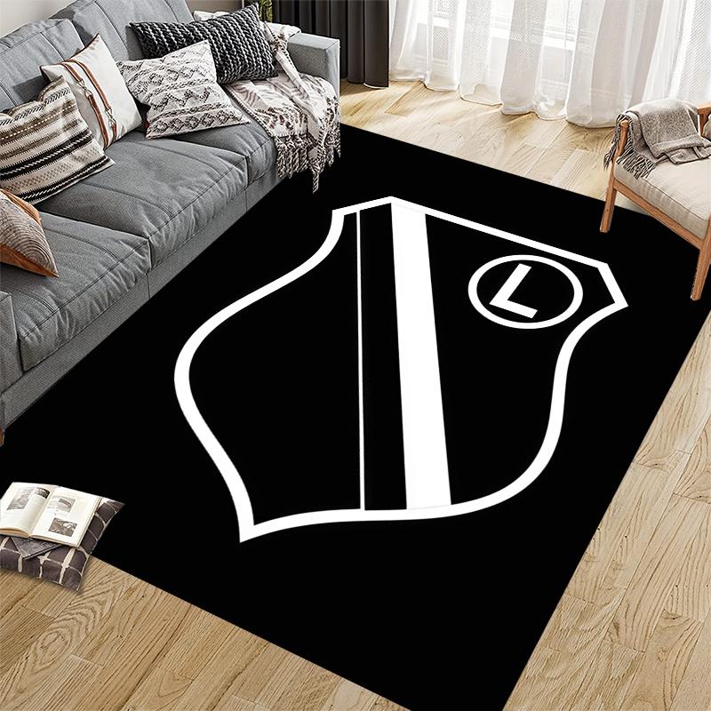 Legia Warszawa Home Sofa Decoration for Living Room & Bedroom, Non‑Slip Play Flannel Floor Mat for Game Room