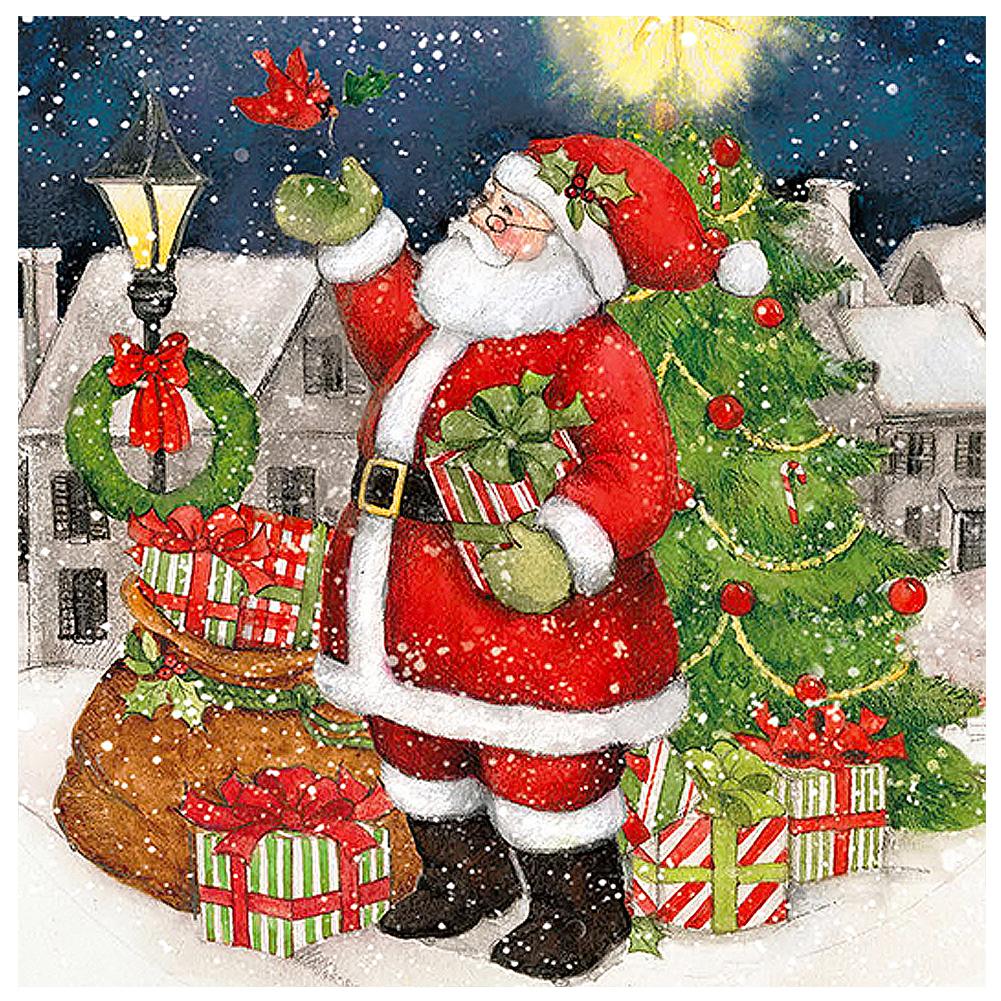 

Huacan 5D DIY Full Drill Diamond Painting Kit Dotz Santa Claus для взрослых мозаика Искусство Домашний декор стен