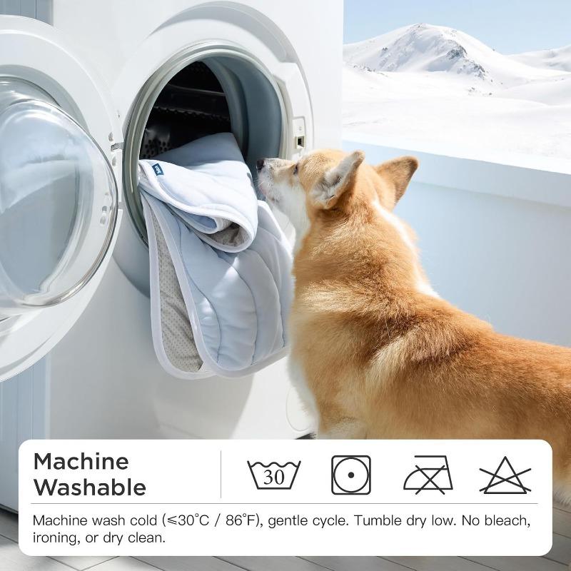New Four Seasons Pet Ice Pad Washable Breathable Cooling Sleeping Mat for Dog Cat Nest,machine Washable Reusable