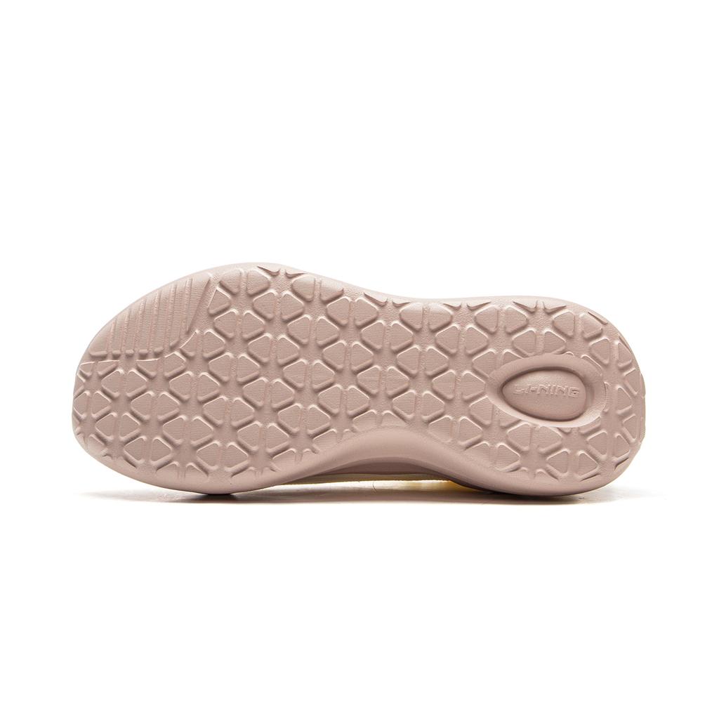 Li Ning Sports Life Collection Cushioning Slip Resistant Abrasion Resistant Lightweight Low top Casual Shoes Women's AGLV028-3
