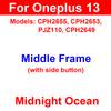 For OnePlus Oneplus 1+ 9 11 11R 12 13 Middle Frame Housing Front Frame Cover Housing with Side Button Replacement Parts