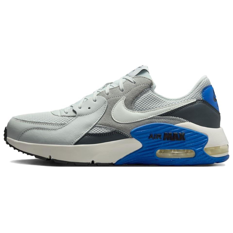 

Nike Air Max Excee Leather Comfortable Fashion Shock Absorbing Durable Low Top Lifestyle Casual Shoes Men sneaker Gray Blue FZ5486-004 45