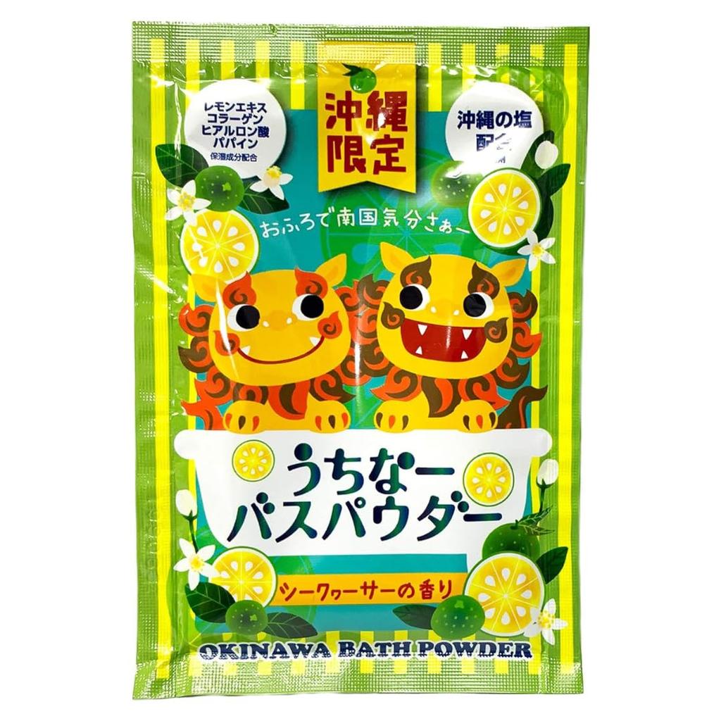 Okinawan Bath Powder Fragrance Set 30g Relaxing Okinawa Exclusive Aroma Bath Salts Home Spa Gift Souvenir Bath Additives Oriental