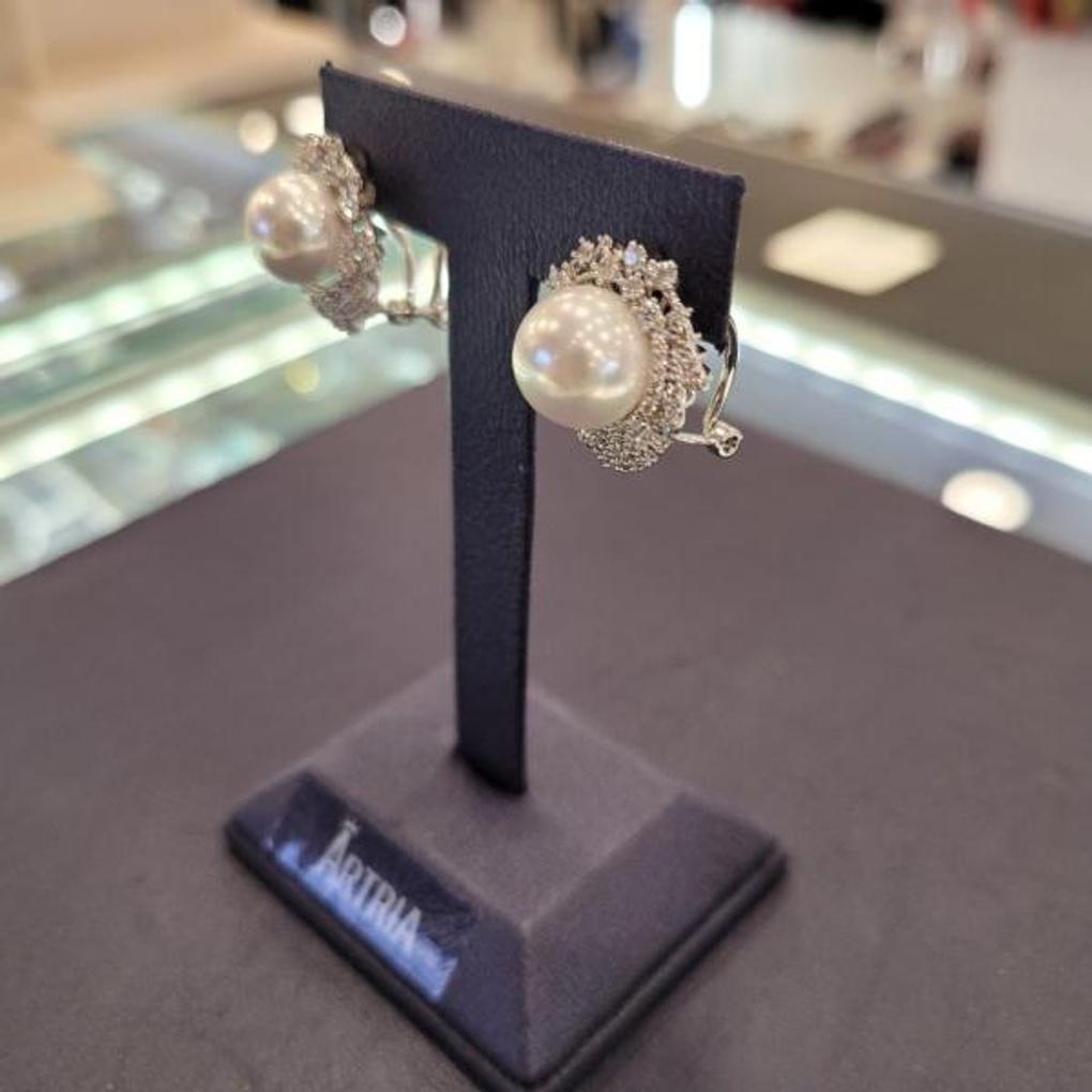 ARTRIA Wedding Pearl E One-Touch Earrings AAAERJJ0003WHF