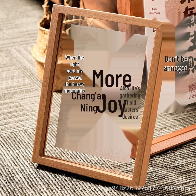 Double-Sided Clear Acrylic Photo Frame for A4/A3 Display