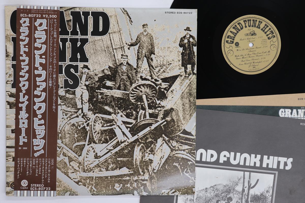 

LP Record GRAND FUNK RAILROAD Grand Funk Hits ECS80722 CAPITOL 1976 Japan Obi Rock Used