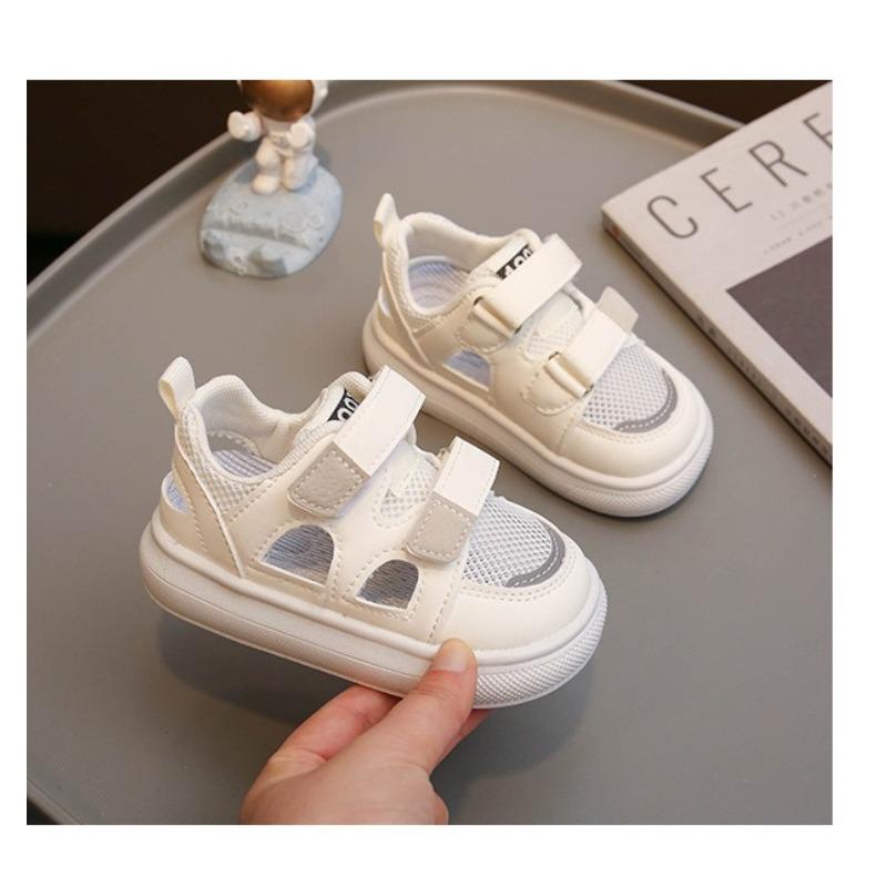Summer Kids Hollow Out Breathable Half Sandals Unisex Toddler Casual Shoes