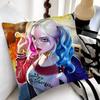 Movie Characters HHarley QQuinn Pillow Case Fashion Square Pillowcase Bedroom Sofa Room Ins Decoration Leisure