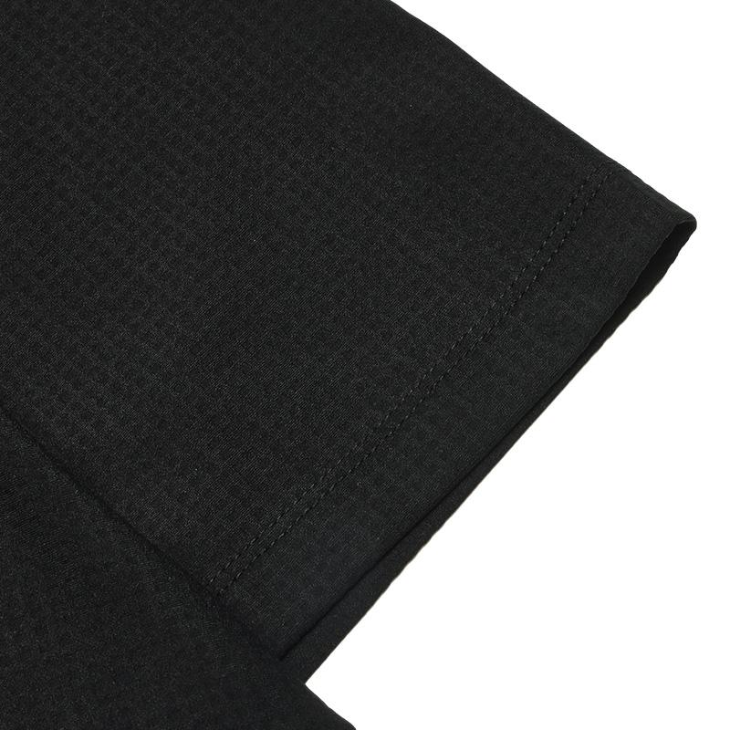 Fila White Special Series Knitted Comfortable Short Sleeve Polo Shirt Men Tops Black F51M427107ABK