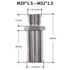 Adattatore Piastra Sandwich Filtro Raffreddatore Olio SK Viti di Fissaggio Sensore M18*1.5 3/4-16 UNF M20*1.5 M22*1.5 Barra Filettata in Acciaio Inossidabile
