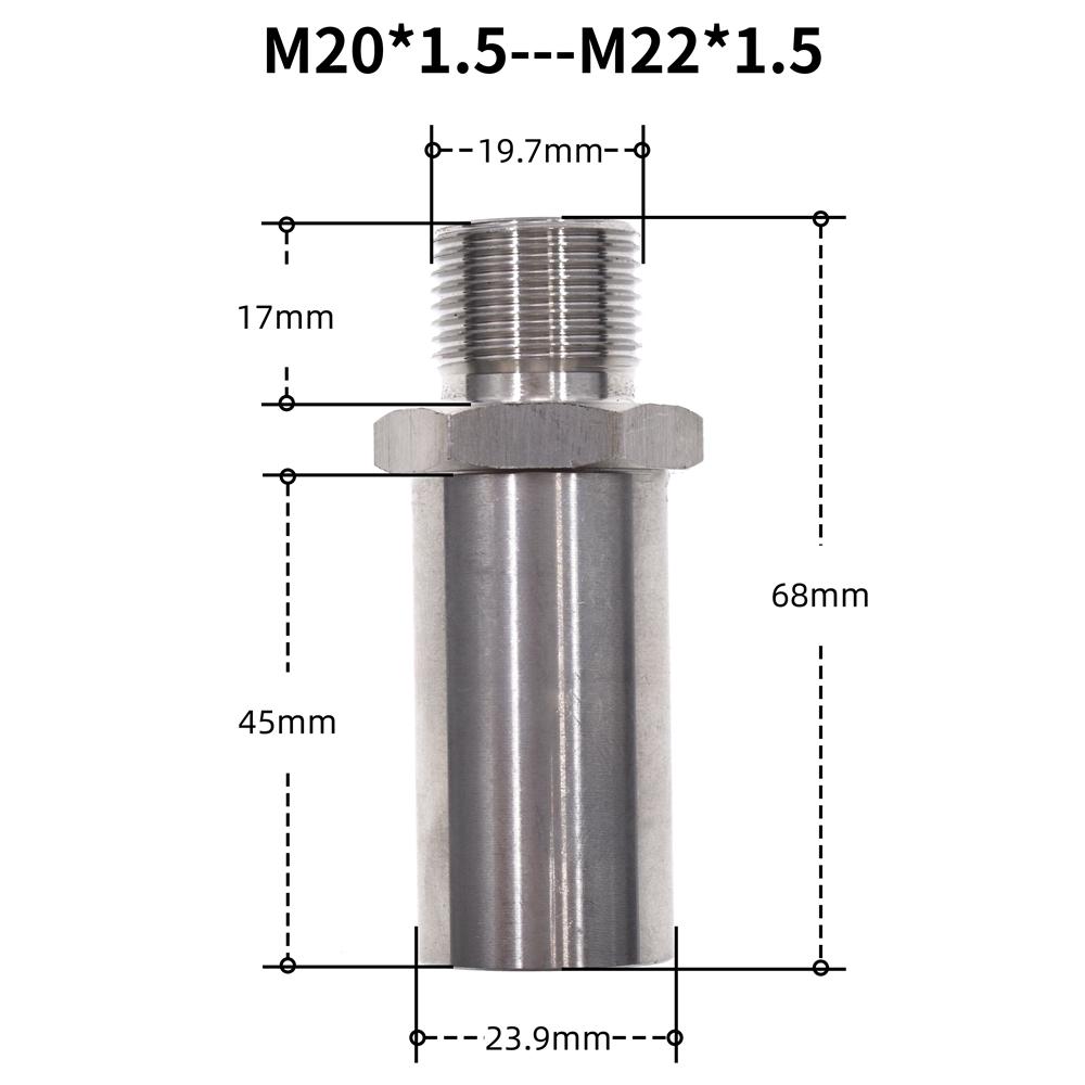 Adattatore Piastra Sandwich Filtro Raffreddatore Olio SK Viti di Fissaggio Sensore M18*1.5 3/4-16 UNF M20*1.5 M22*1.5 Barra Filettata in Acciaio Inossidabile