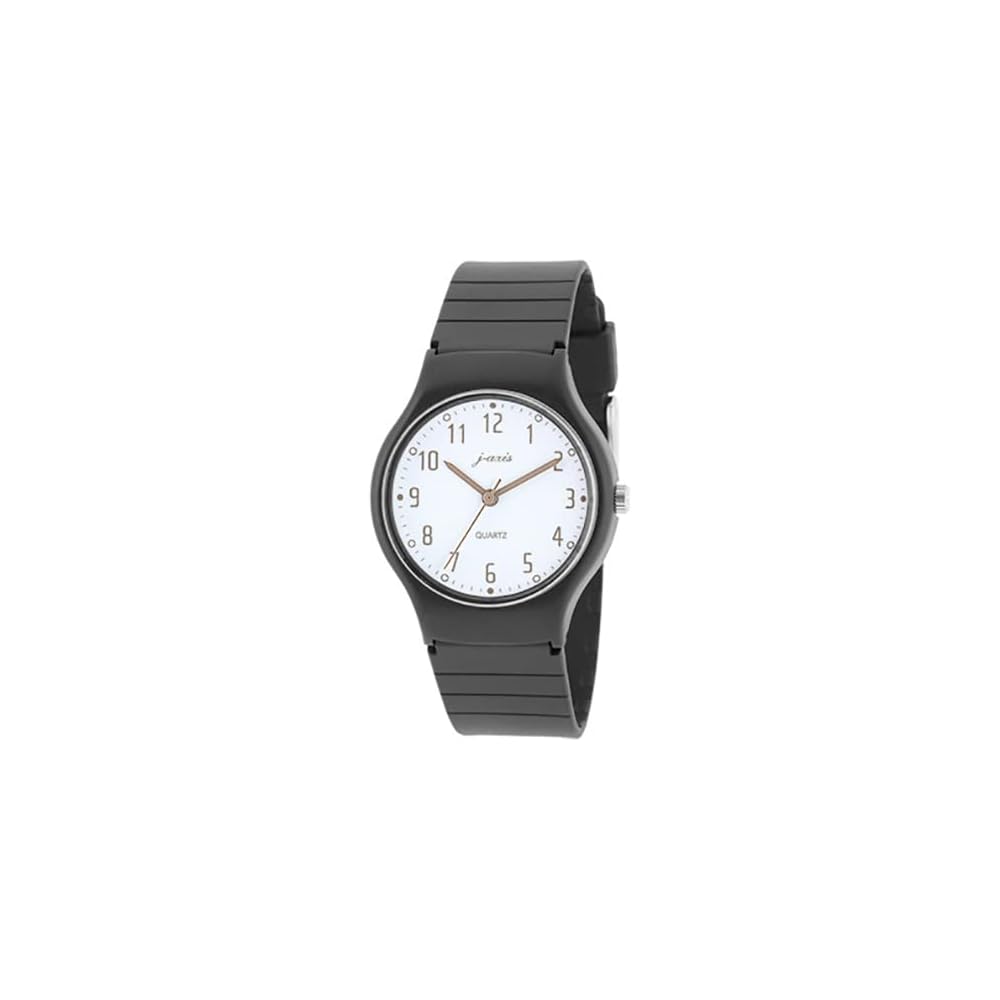 J-AXIS TCL74 Colorful Earth Tone Pastel Watch Simple Design Black